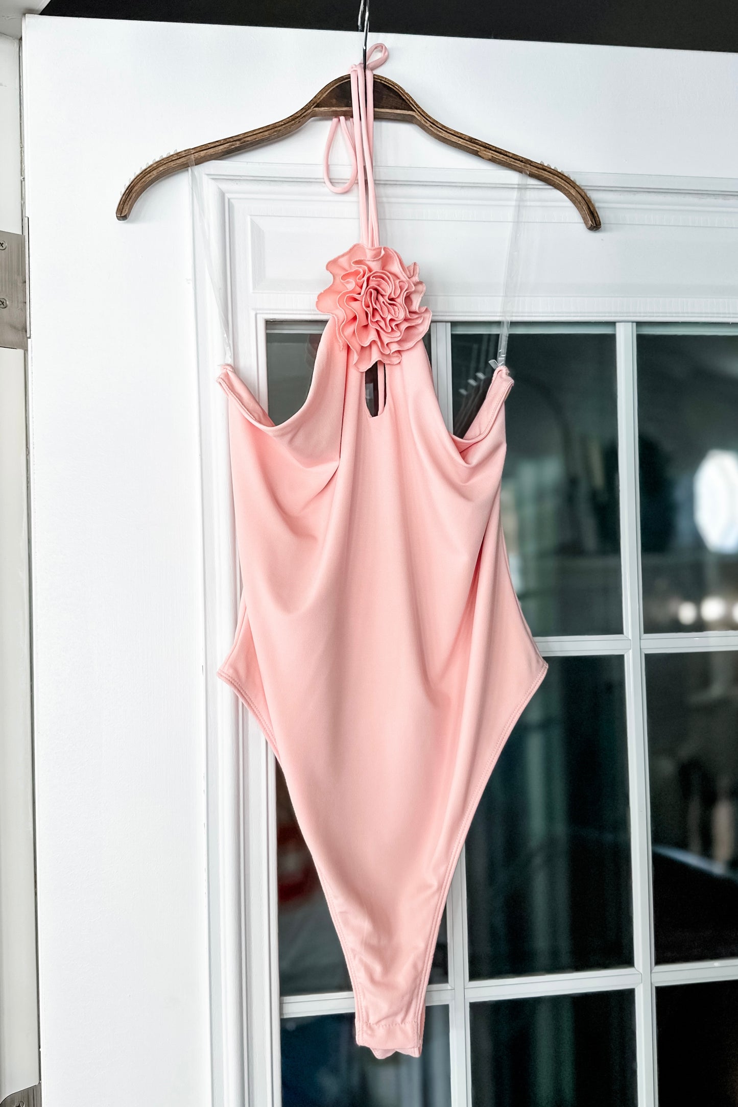 (XL) Just Polly Flower Bodysuit