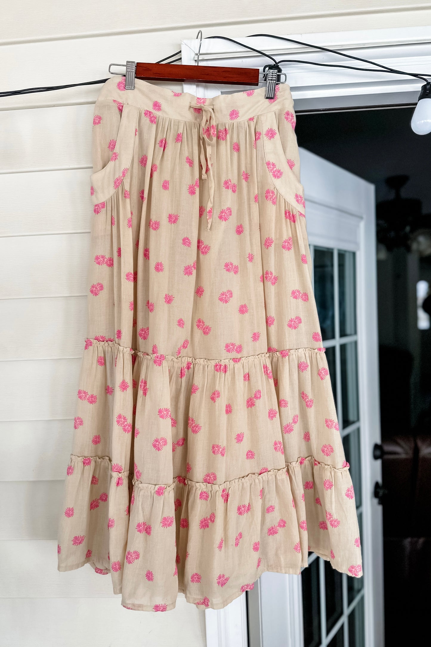 (M) Old Navy Floral Midi Skirt