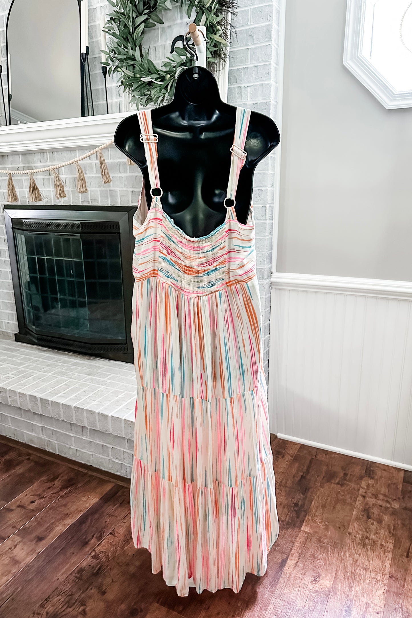(XXL) Striped Colorful Midi