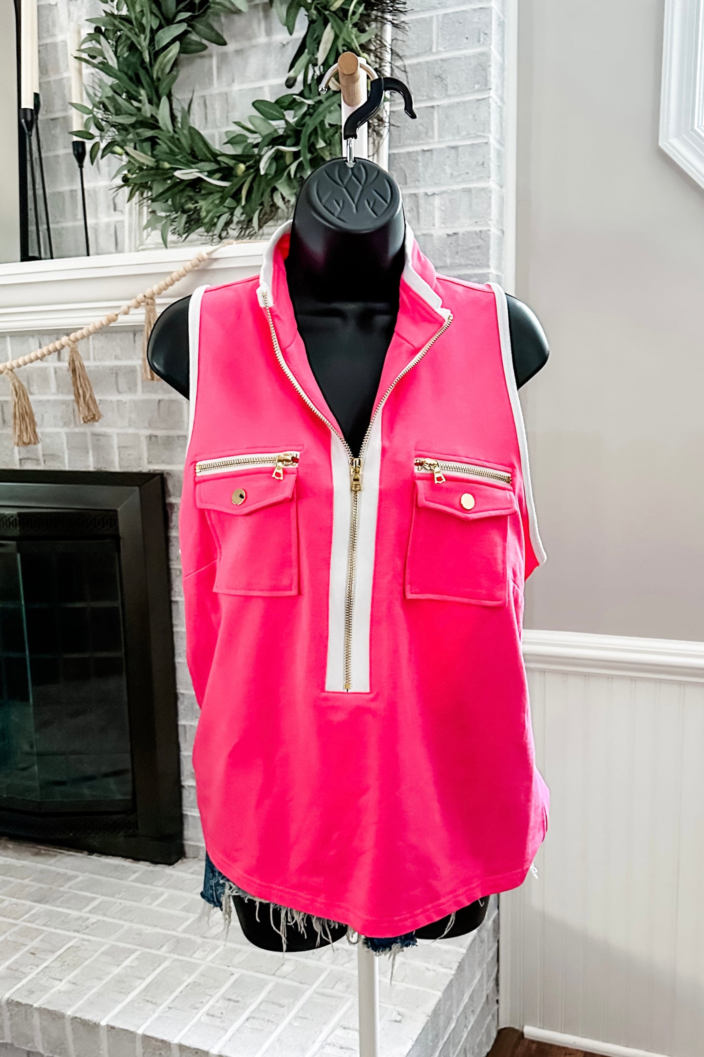 (XL) Boston Proper Palm Beach Tank