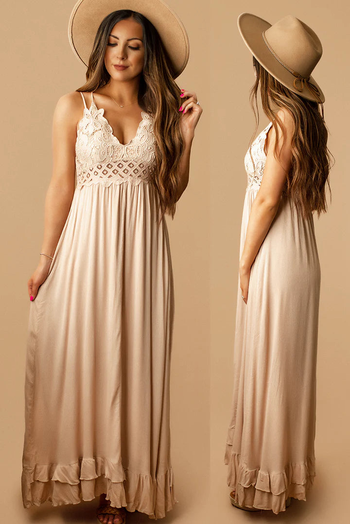 (1X) Ivory Boutique Bralette Dress