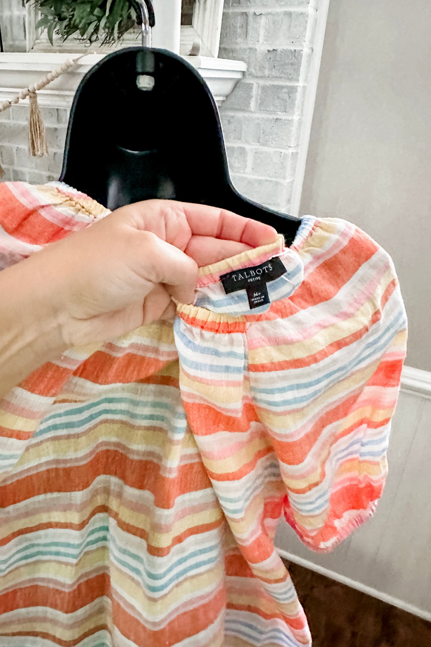 (M) Talbots Sherbet Blouse
