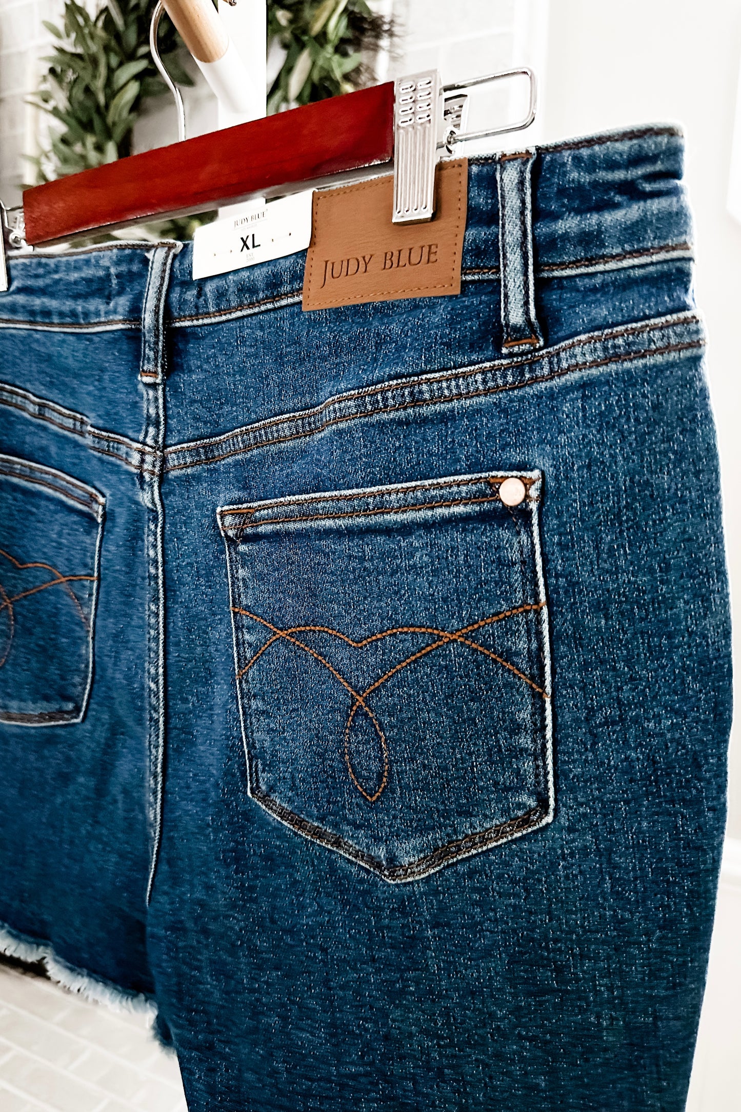 (XL) Judy Blue Denim Shorts