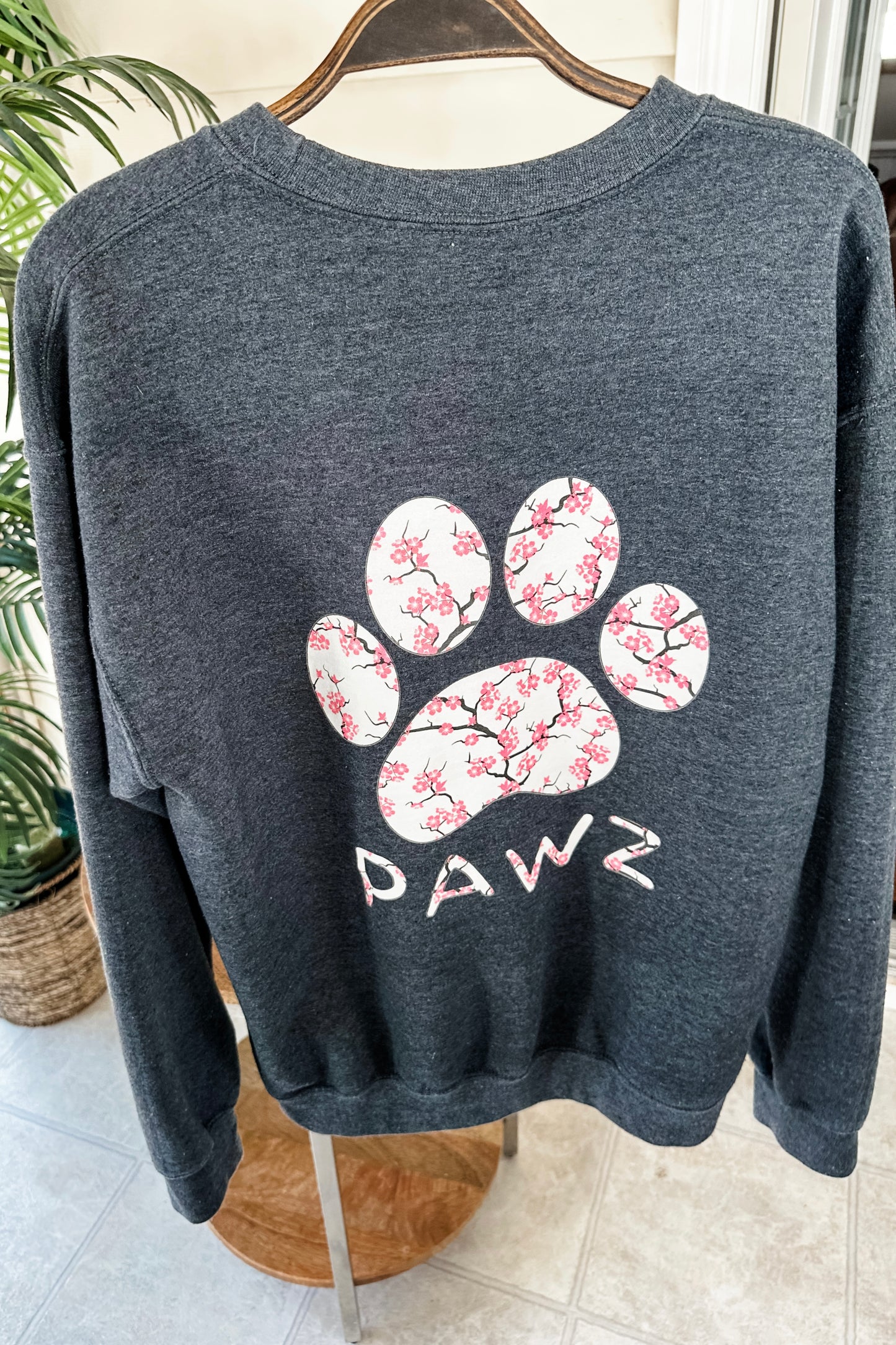 (M) Pawz Cherry Blossom Crewneck
