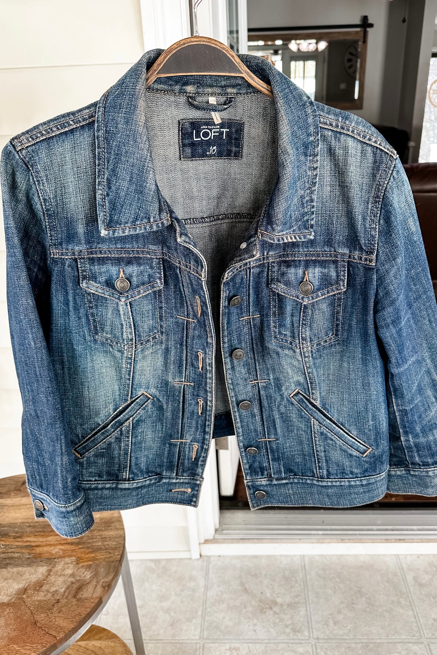 (10) Loft Denim Jacket