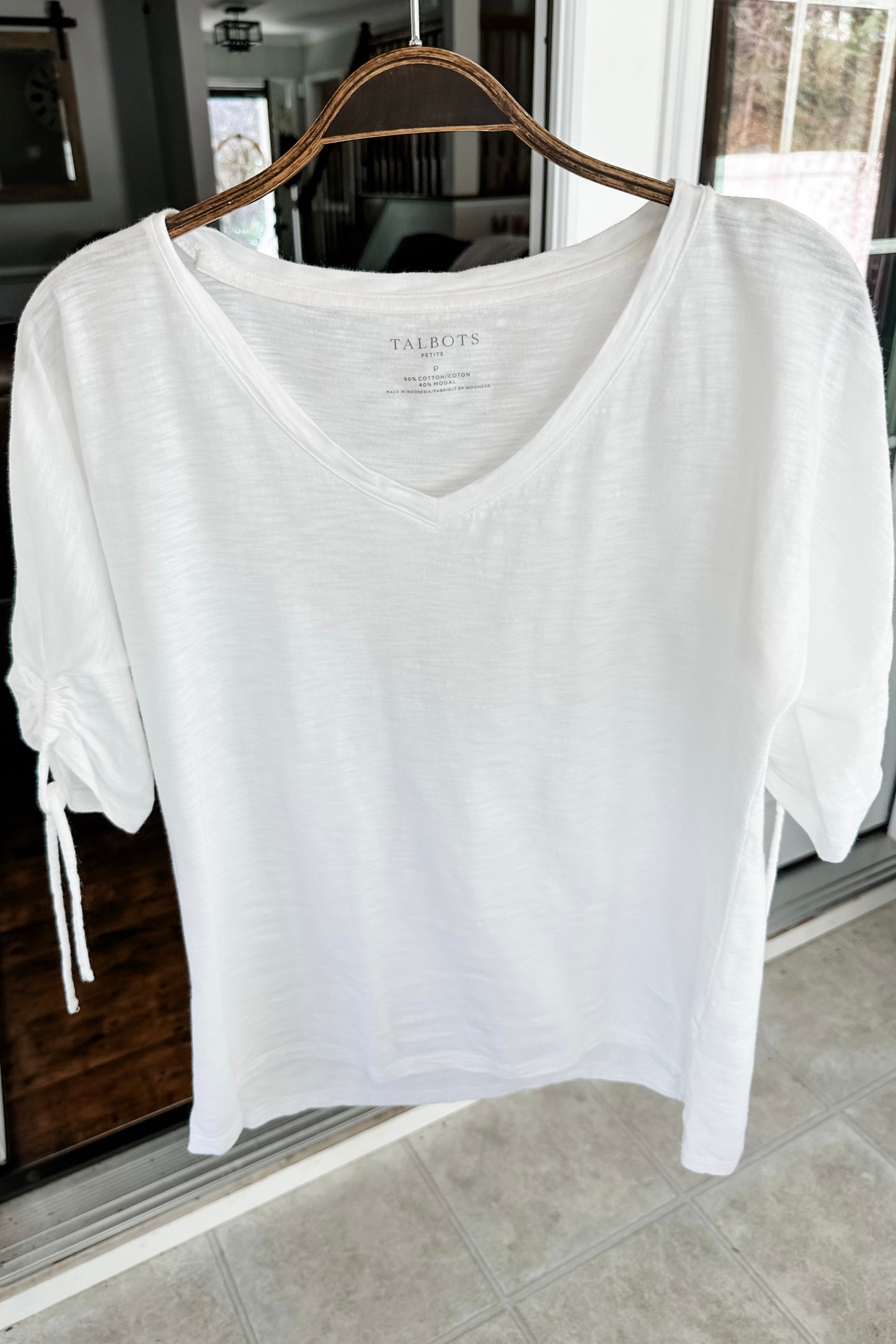 (M) Talbots Tie Tee