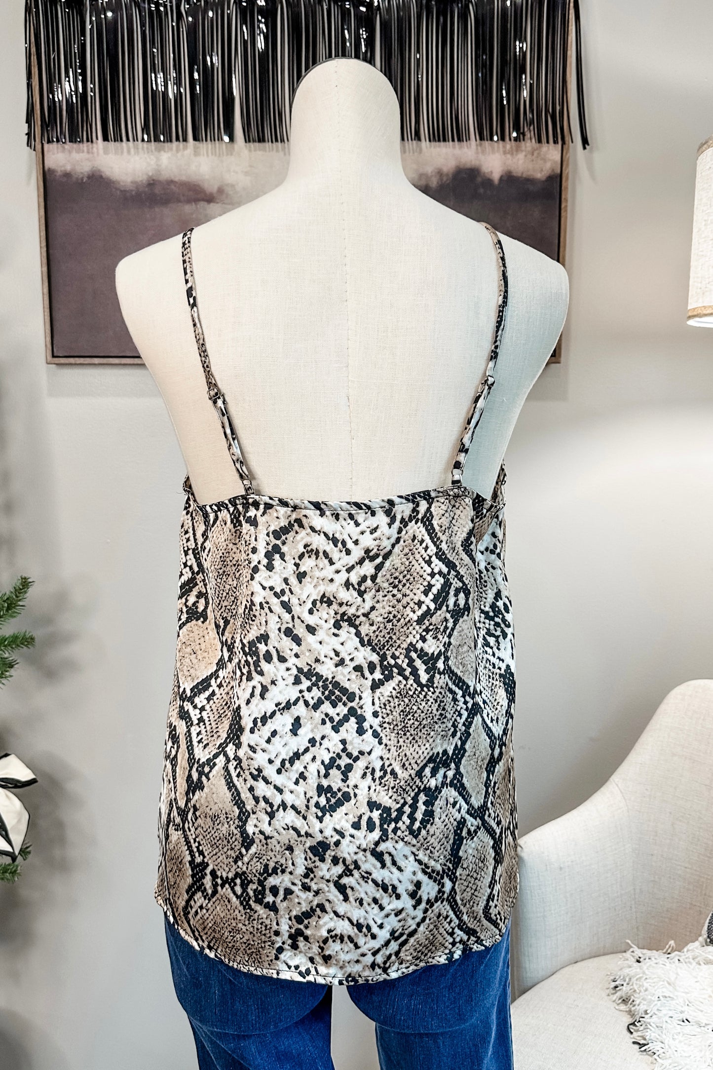 (M) Hayden Snake Print Camisole