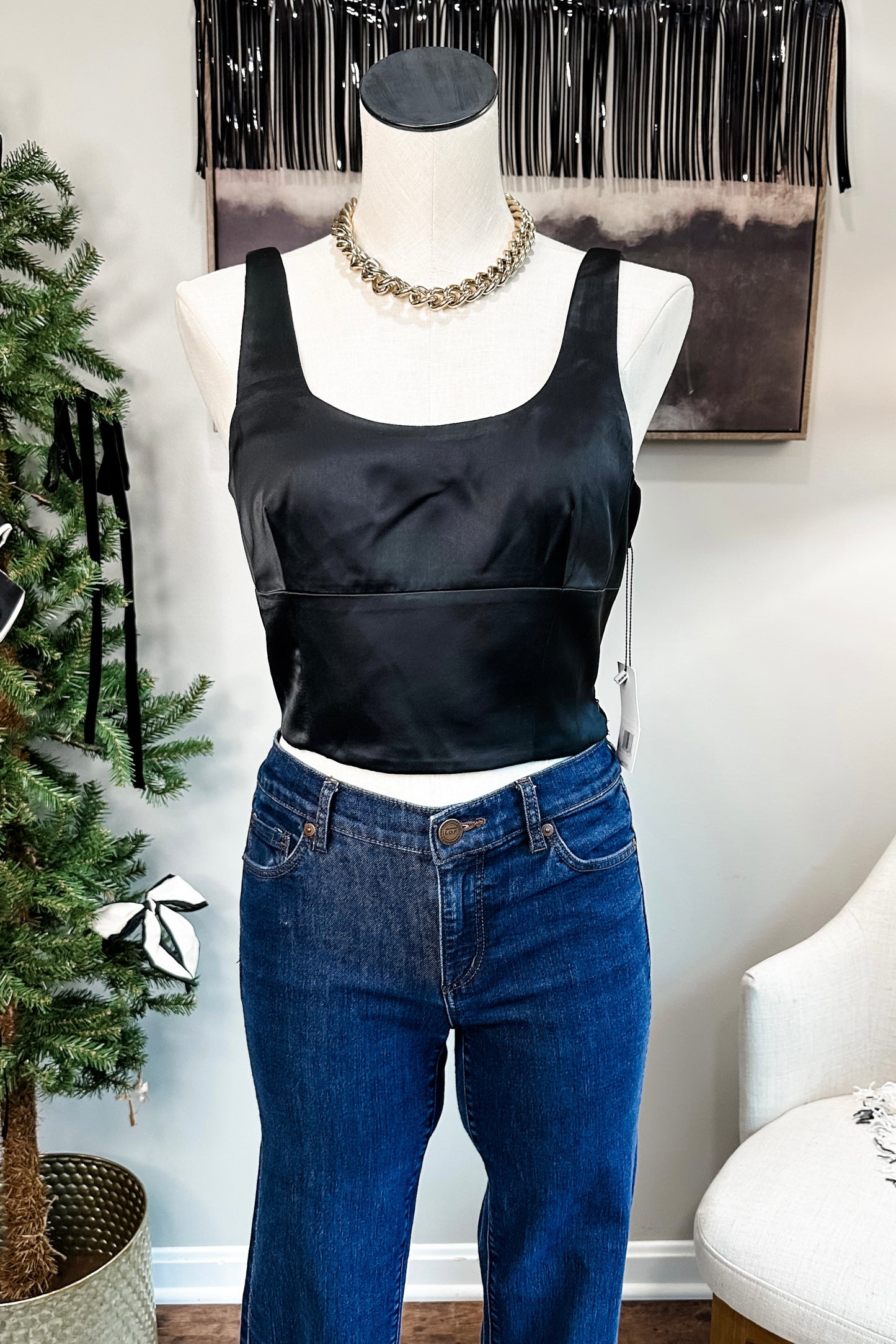 (M) Jason Wu Designer Crop Top
