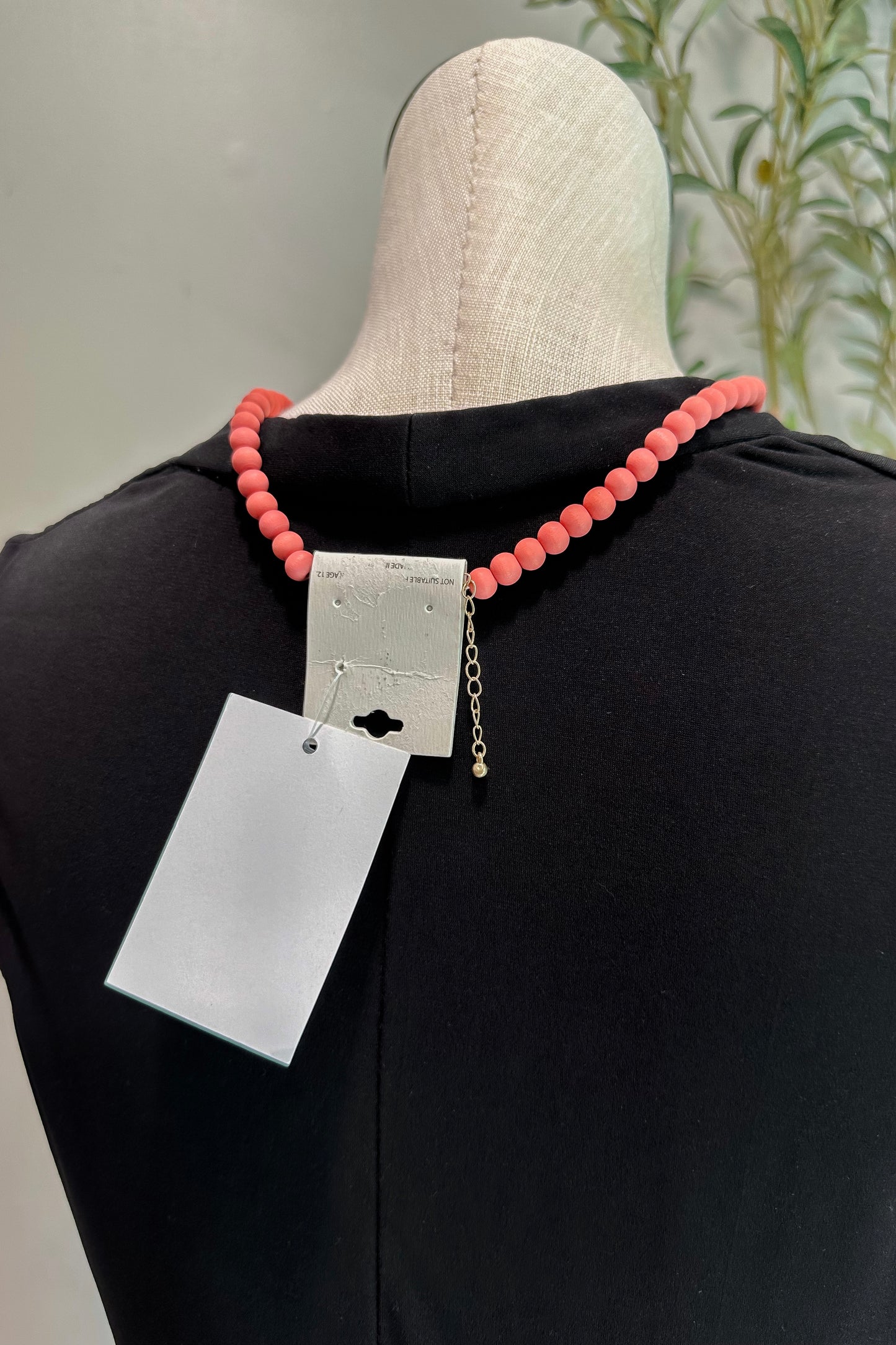 Pumpkin Bead Necklace