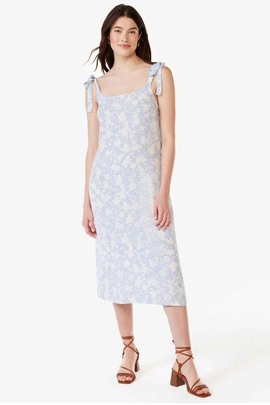 (L) Delicate Floral Midi