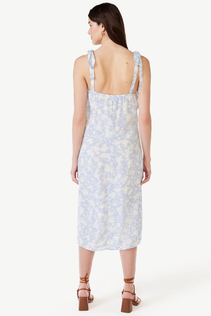 (L) Delicate Floral Midi