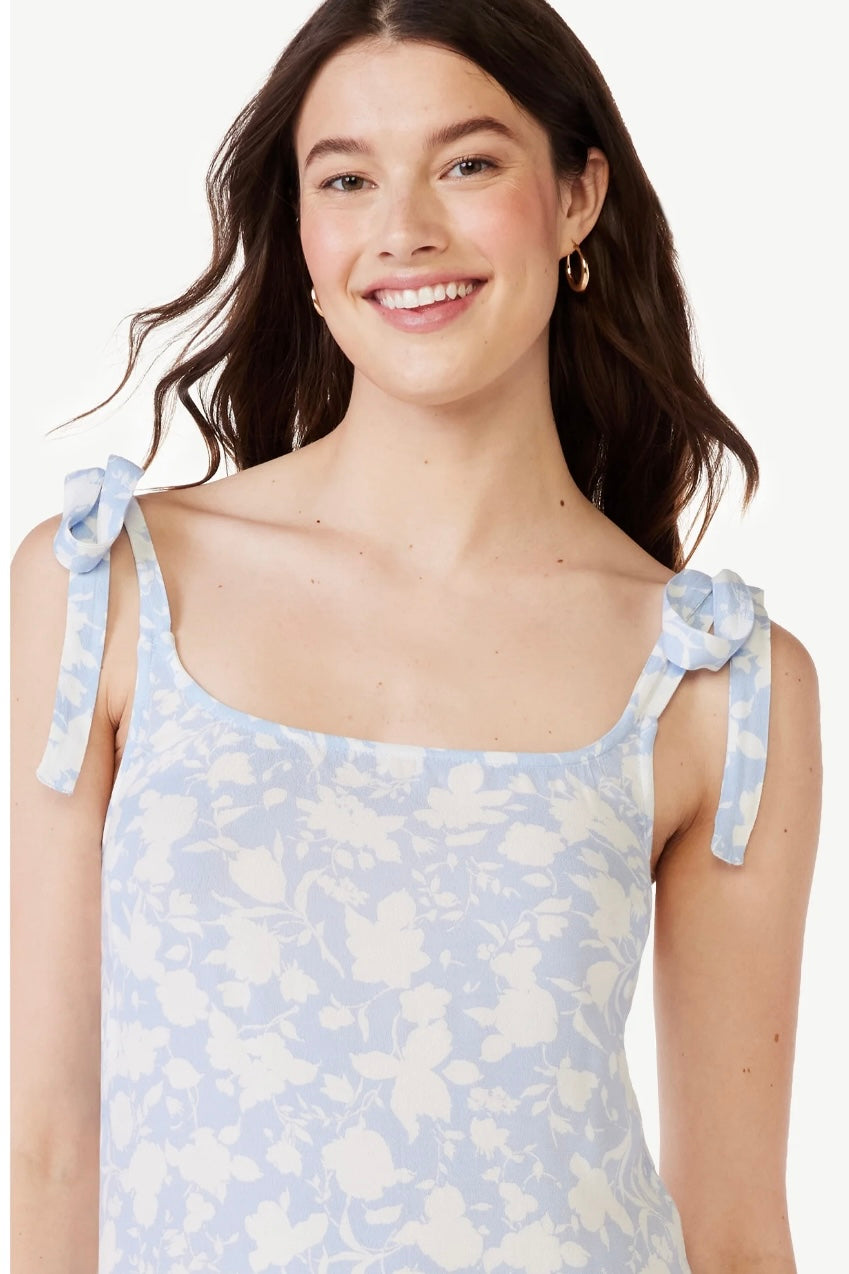 (L) Delicate Floral Midi