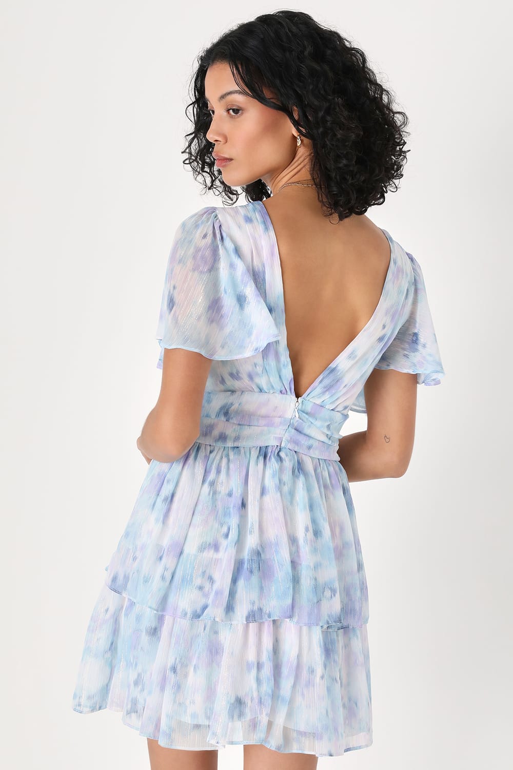 (XL) Lulus Multi Mini Dress