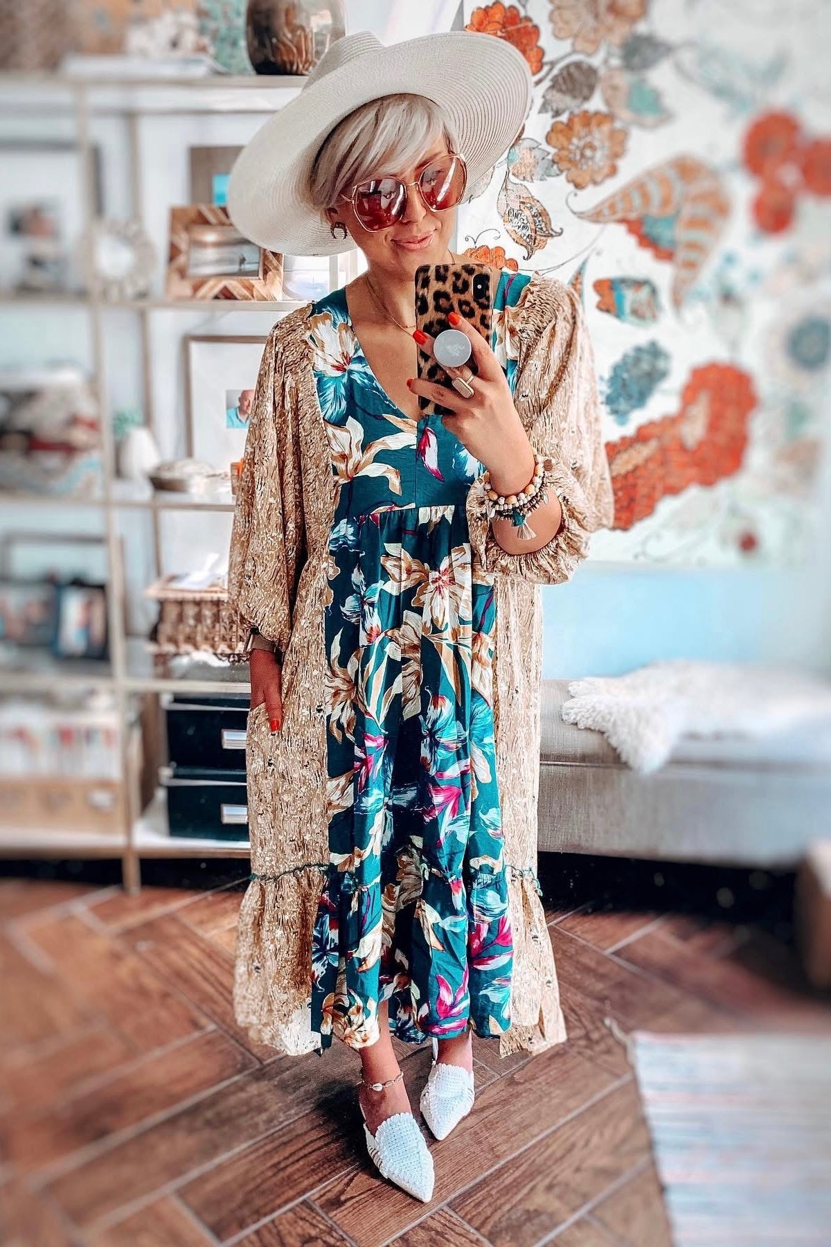 (M) Oversized Boho Boutique Dress