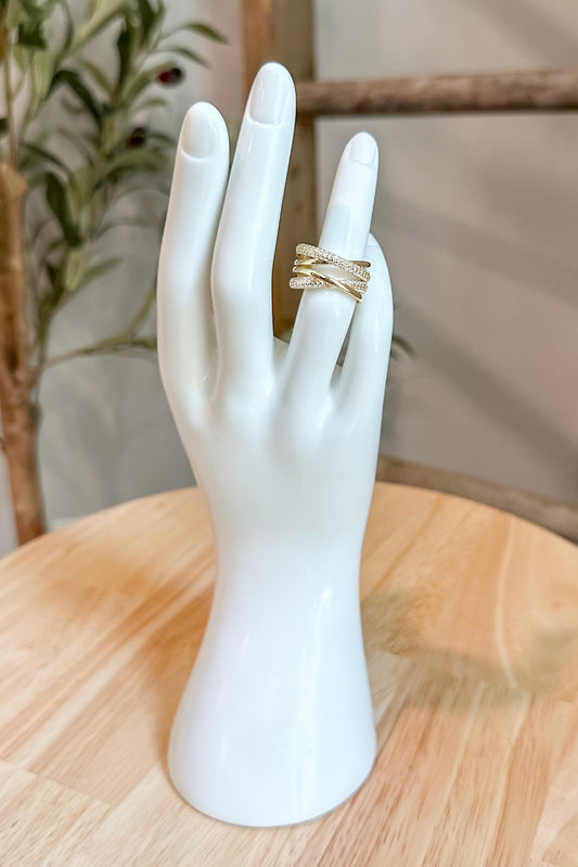 Vintage Rhinestone Ring