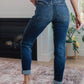 JB Cuffed Slim Fit Dark Wash Jeans