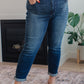 JB Cuffed Slim Fit Dark Wash Jeans