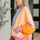 Blockbuster Color Block Pullover in Muted