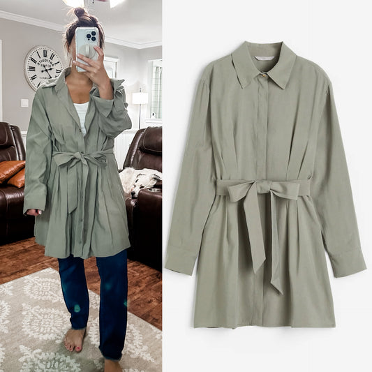 (XL) H&M Trench Dress