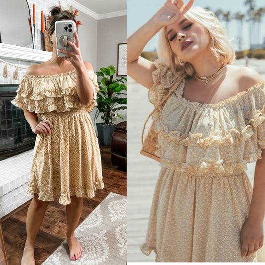 (L) Off Shoulder Dress