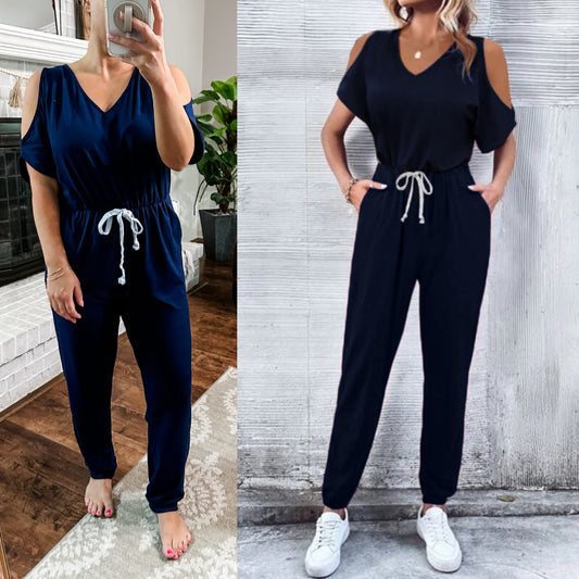 (L) Cutout Jumpsuit