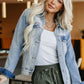(L) Ampersand Denim Jacket
