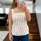 (M) Draper James Stripe Tank