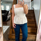 (M) Draper James Stripe Tank