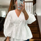 (XL) Kiki Vargas Scallop Top