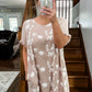 (L) Umgee Embroidered Tunic Dress