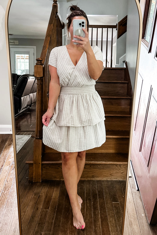 (L) American Eagle Ruffle Dress