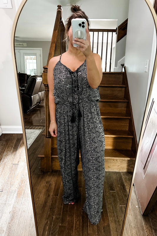 (L) MNG Embellished Jumpsuit