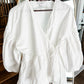 (XL) Kiki Vargas Scallop Top