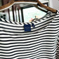 (S) Kaari Blue Striped Blouse