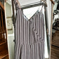 (6) Striped Jumpsuit
