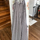 (6) Striped Jumpsuit