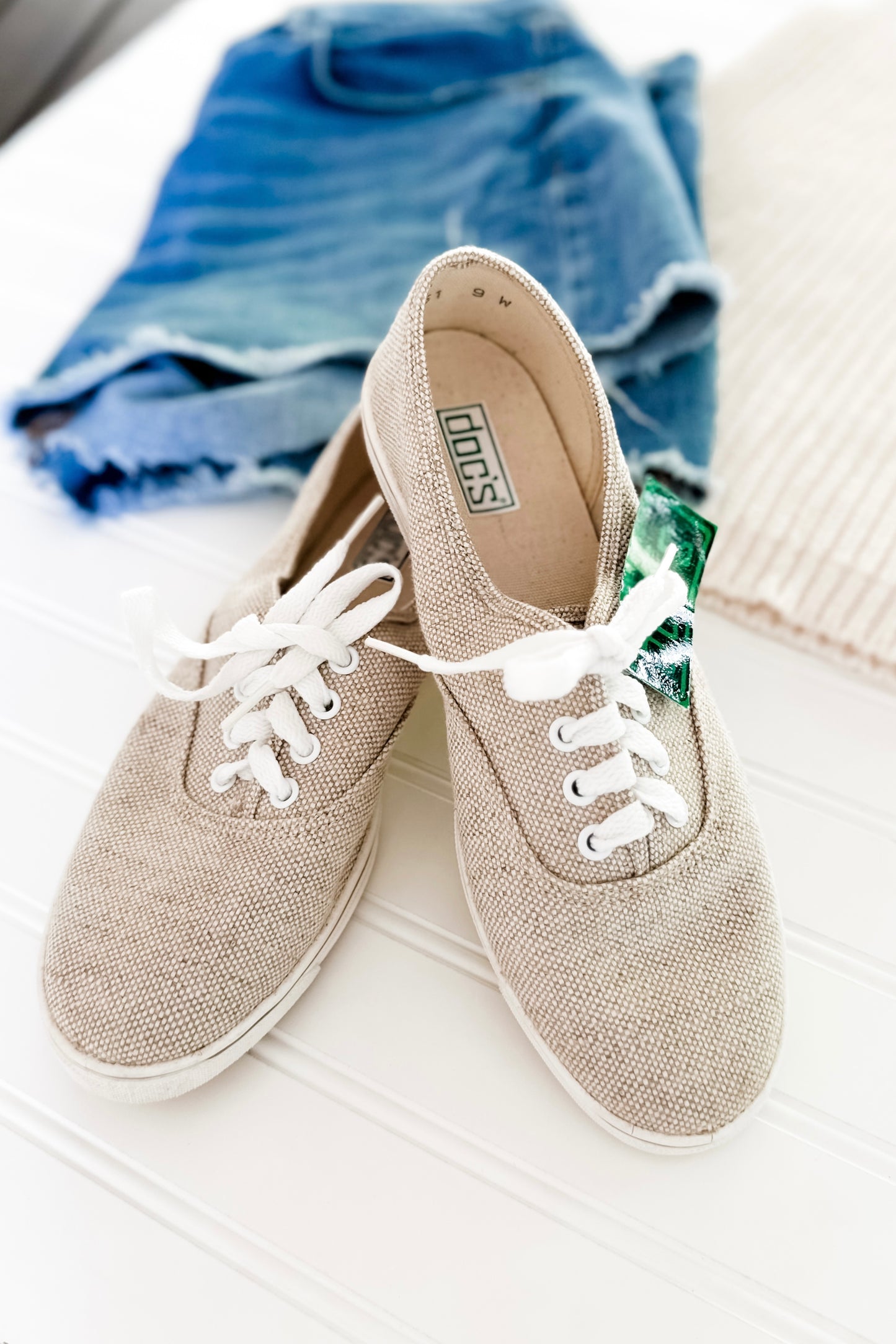 (9) Vintage Canvas Khaki Doc’s
