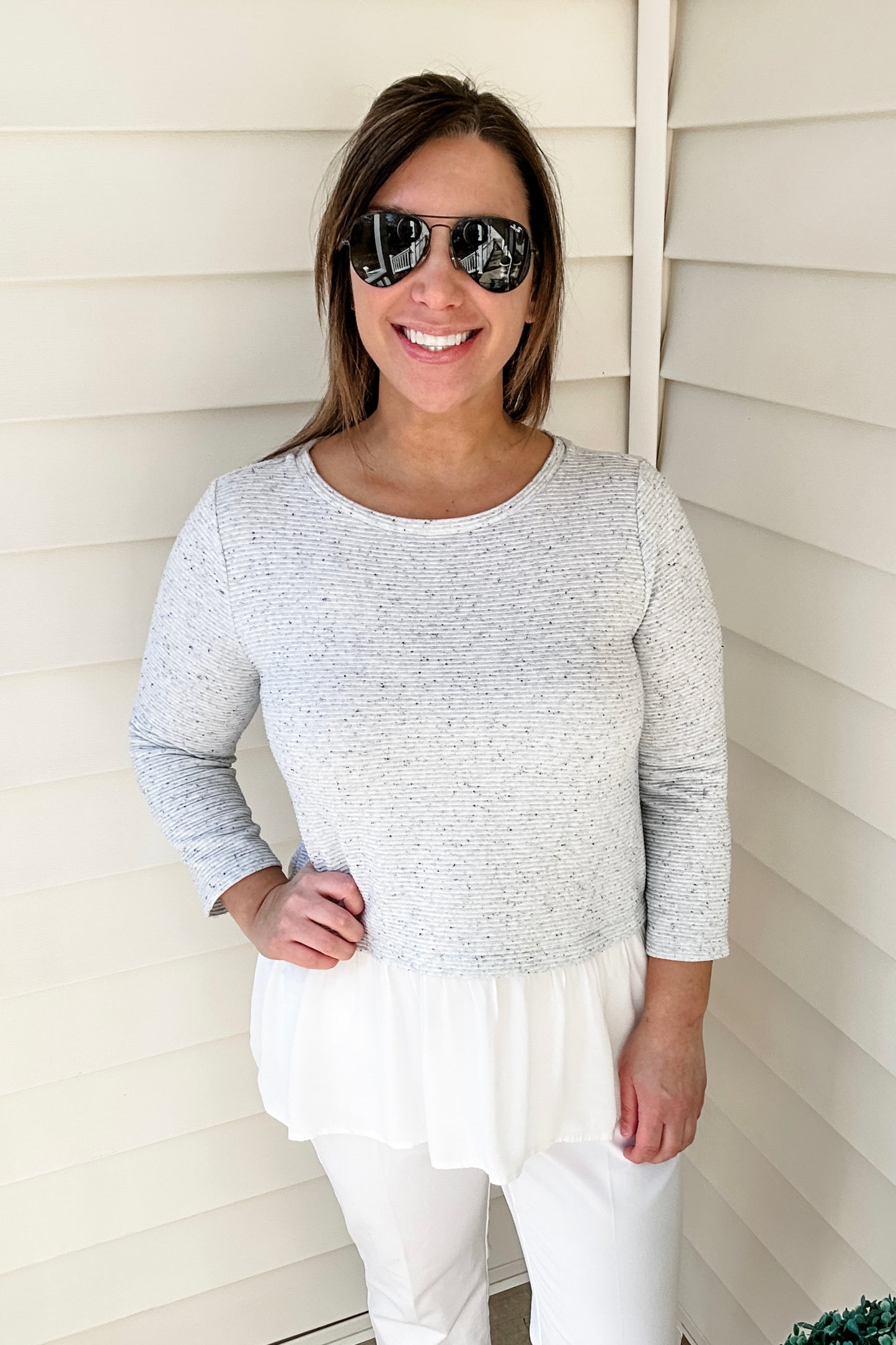 (M) Loft Sweater Blouse