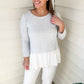 (M) Loft Sweater Blouse