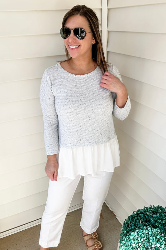(M) Loft Sweater Blouse