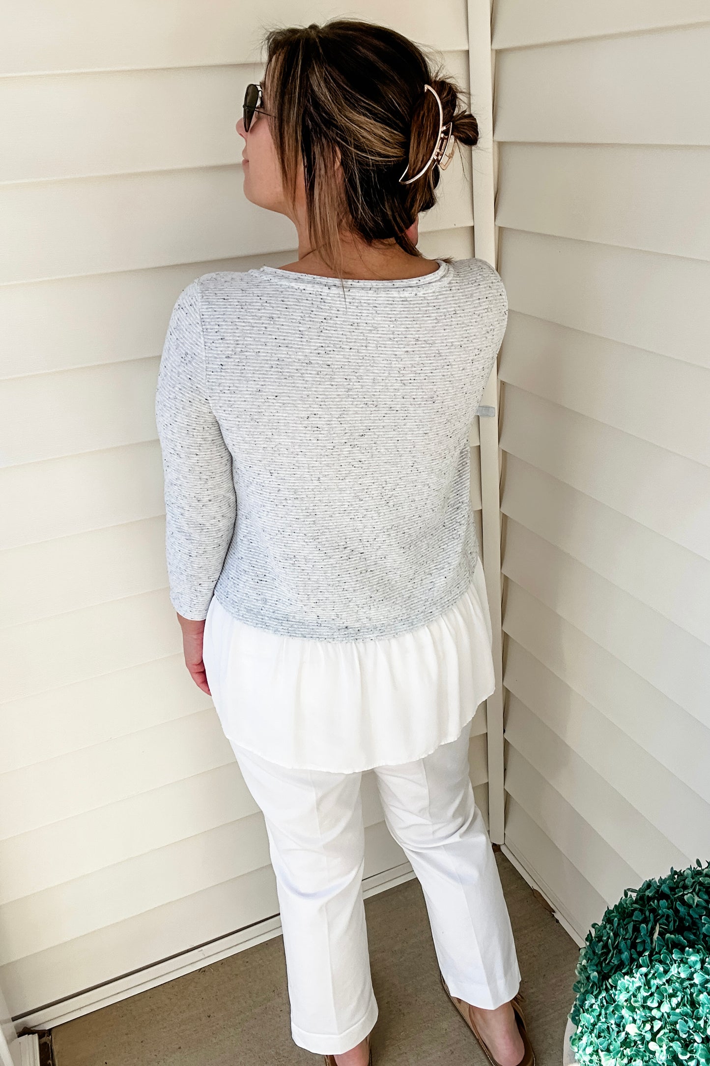 (M) Loft Sweater Blouse