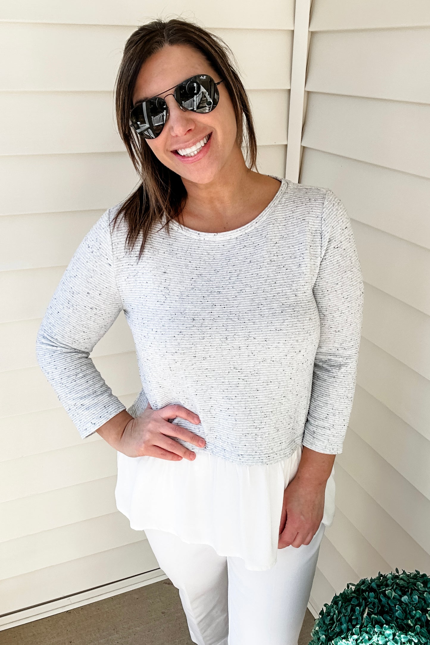 (M) Loft Sweater Blouse