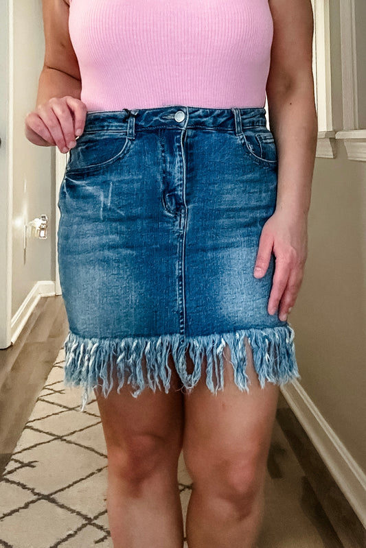 (L) C’est Toi Denim Skirt