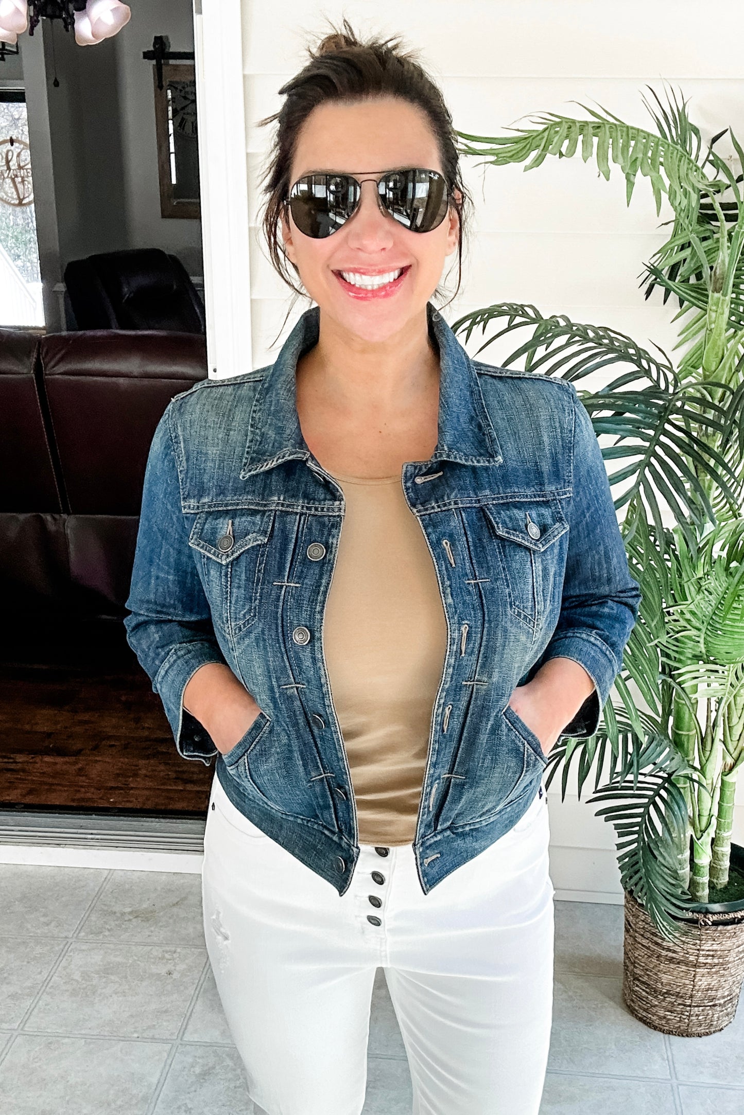 (10) Loft Denim Jacket