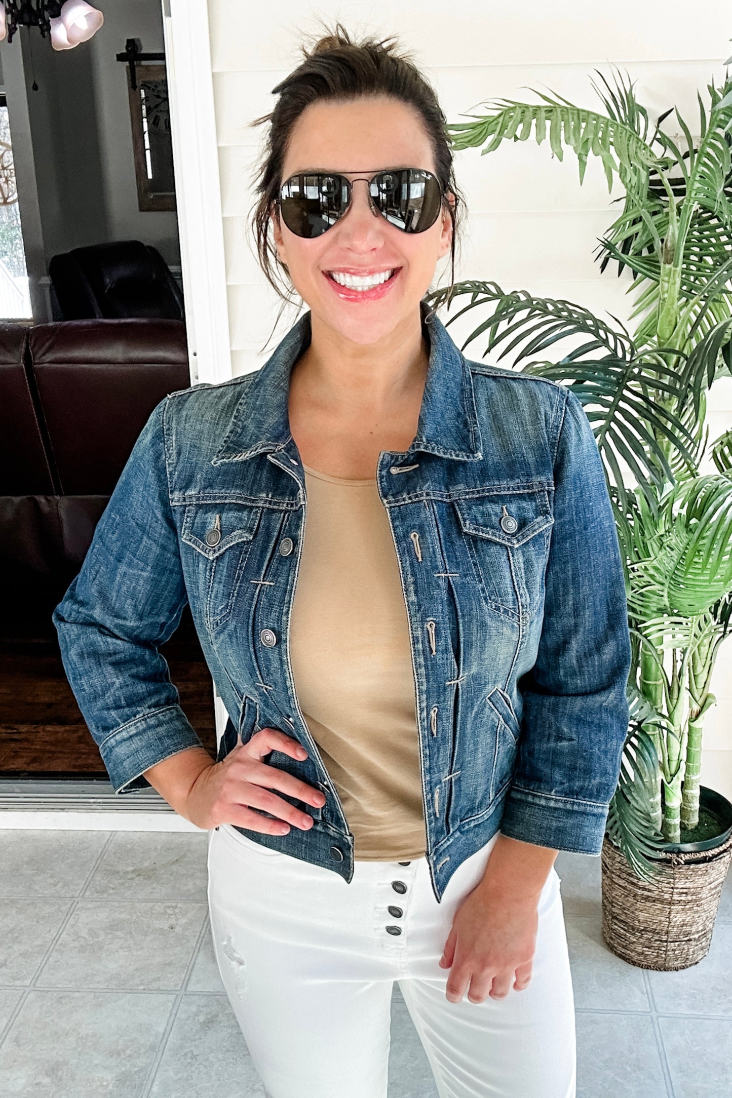 (10) Loft Denim Jacket