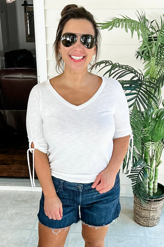 (M) Talbots Tie Tee