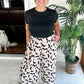(XXL) Printed Kick Crop Pant