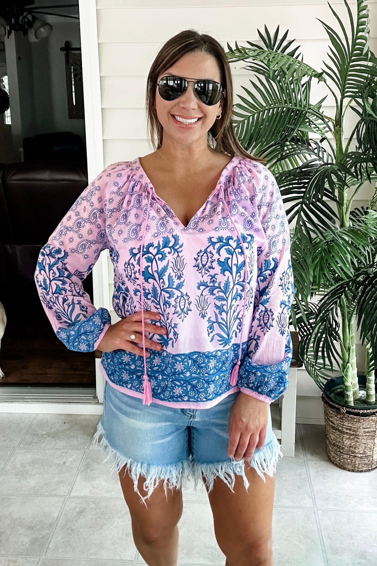 (S) Cynthia Rowley Blouse