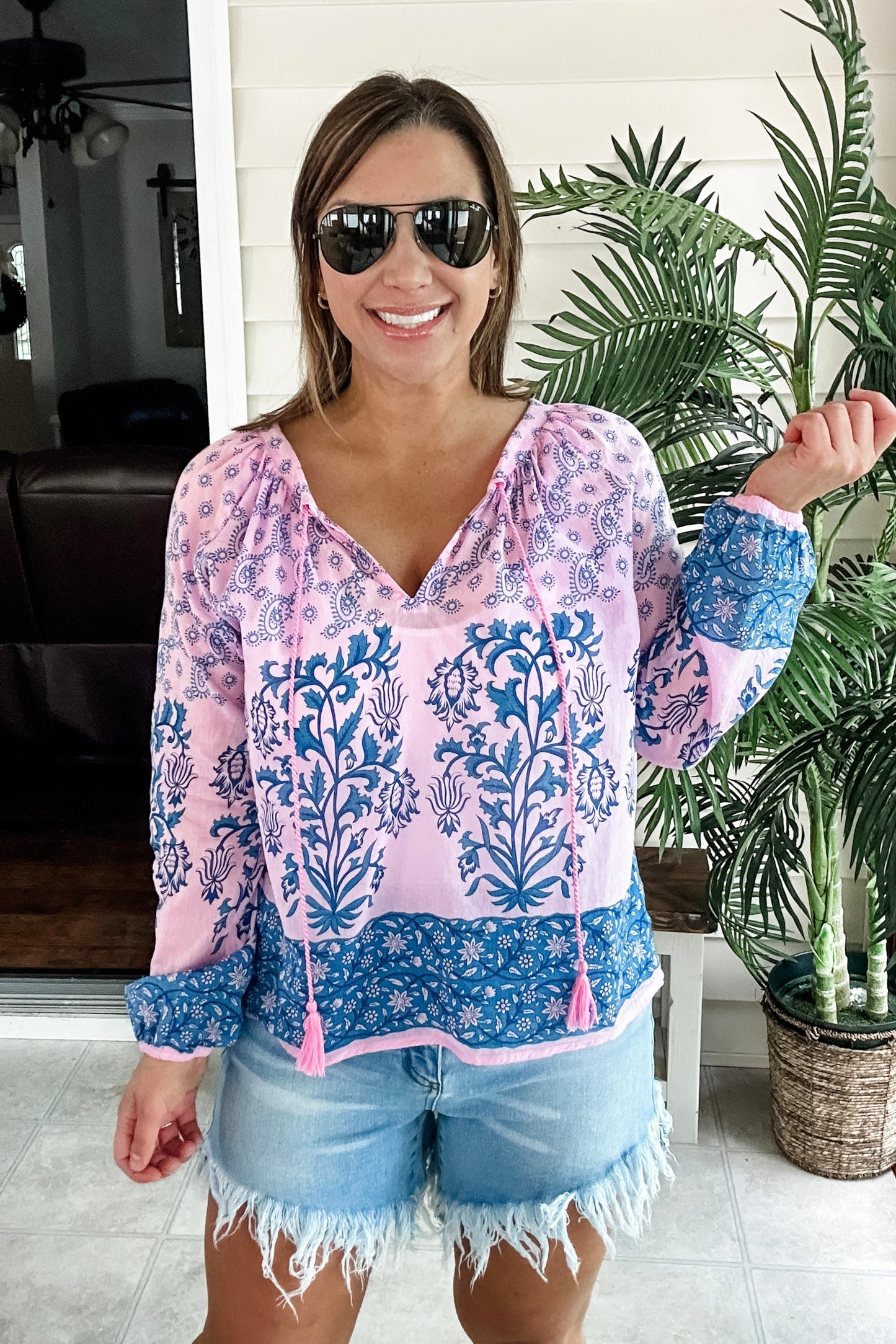 (S) Cynthia Rowley Blouse