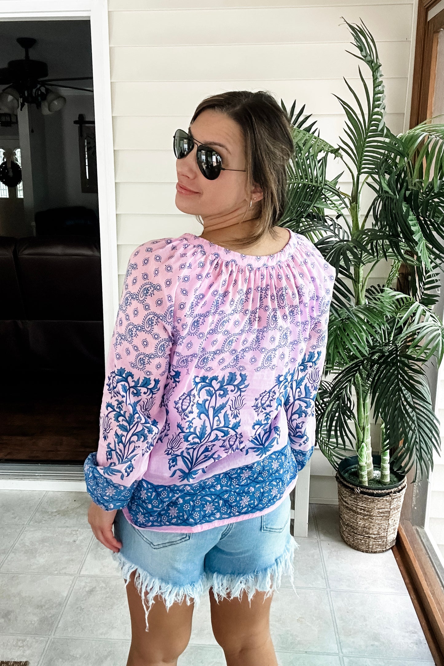 (S) Cynthia Rowley Blouse